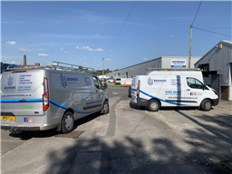 Ardmore Landscapings fleet of vans