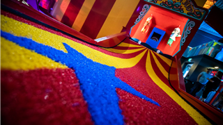 coloured artificial grass installation landing page