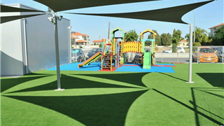 verdesward green installed in a play area