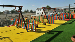 verdesward installation in a play area