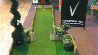 Mini Putting at Brighton Garden Centre