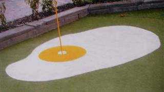 verdeturf white crazy golf pattern