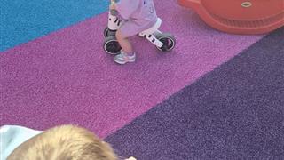 verde sports lilac grass in nursery play area