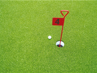 Golf Putting Flag A standard plastic coated steel putting flag
