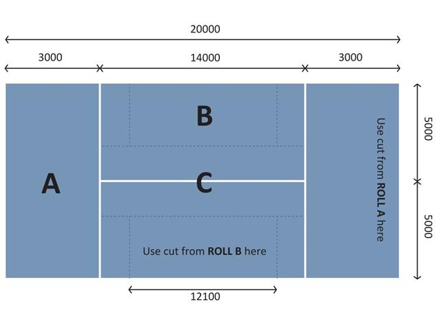 Verde padel court installation diagram