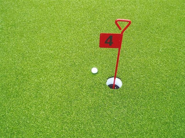 Golf Putting Flag A standard plastic coated steel putting flag