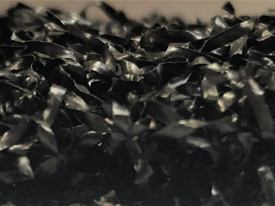 side view verde prime black artificial grass