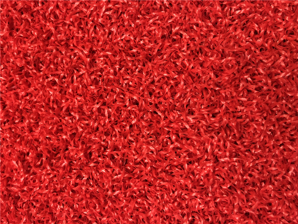 verde prime red coloured artificial grass