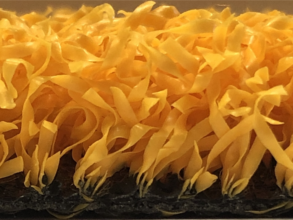 yellow artifical grass
