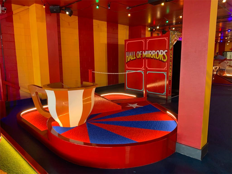 tea cup adventure golf course 