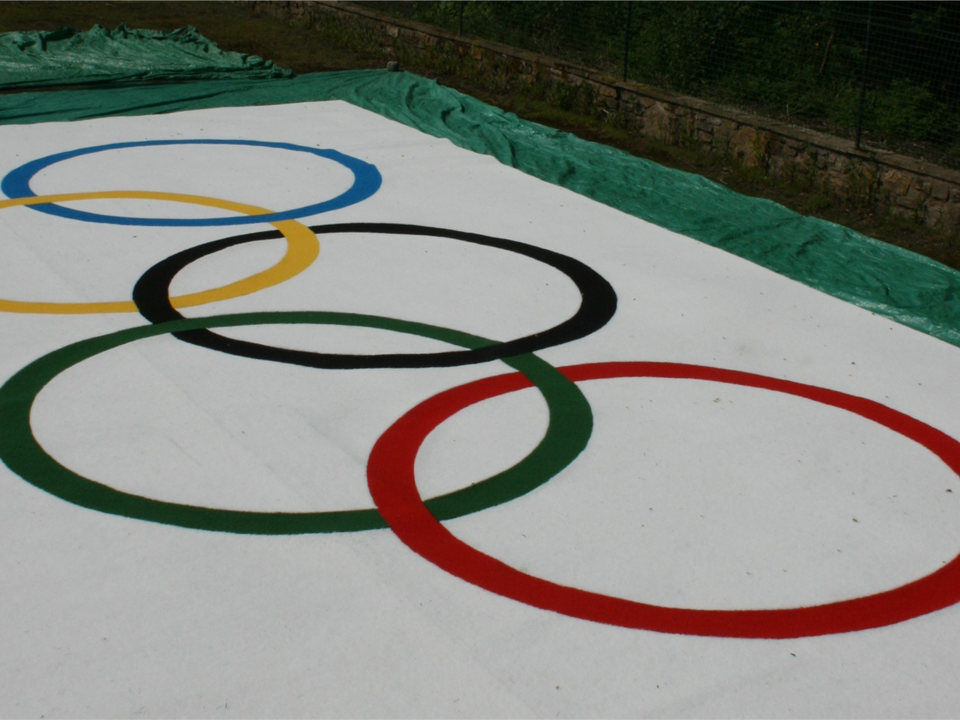 Basildon council olympic flag by verde sports