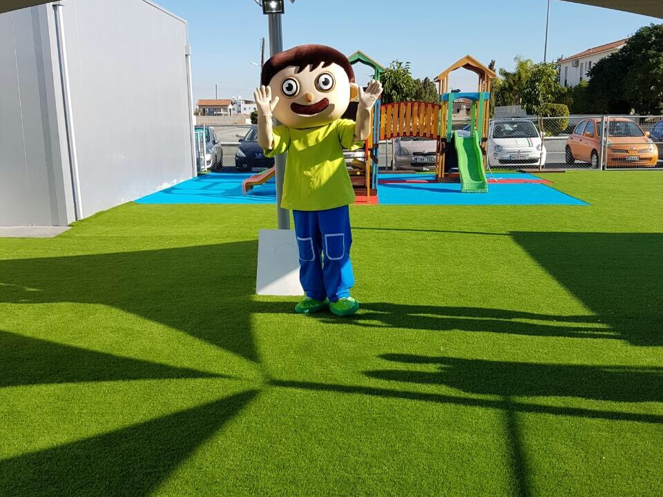 verdesward grass green used in a play area