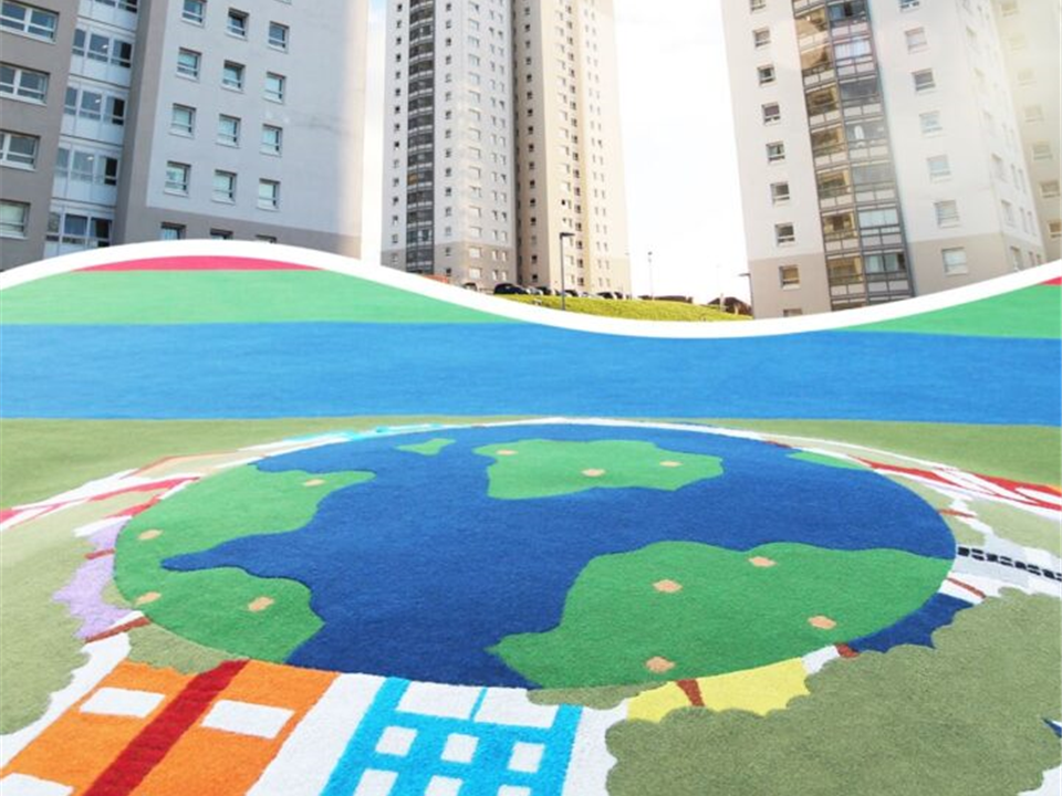 fjord blue centre of installation