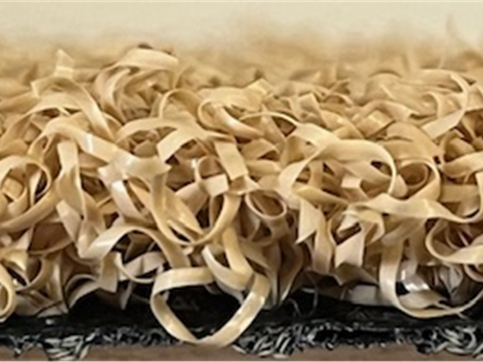 Side view of Verde Artificial Grass - Prime Sand