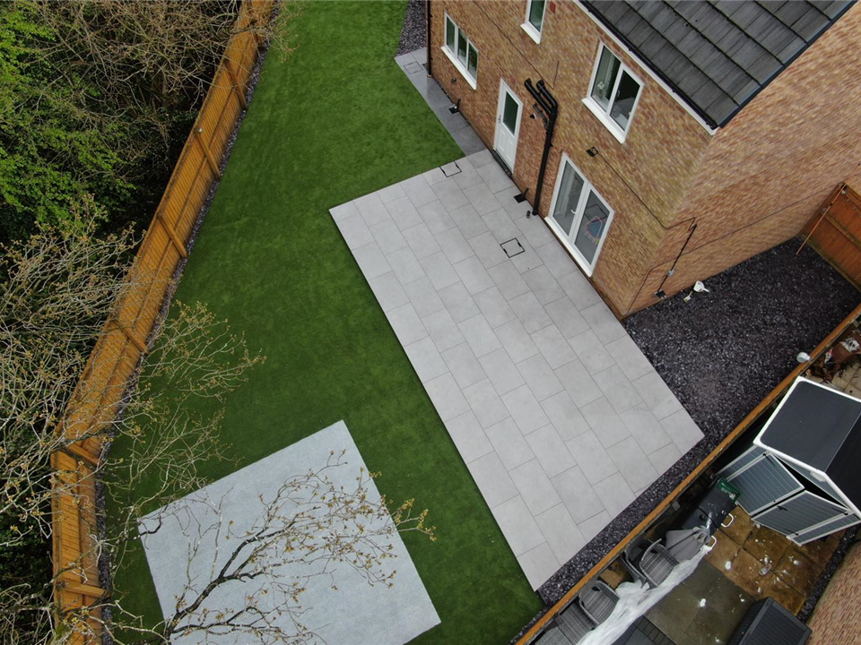 landscaping play area artificial grass silver