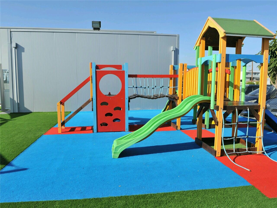 verdesward blue installation at play area