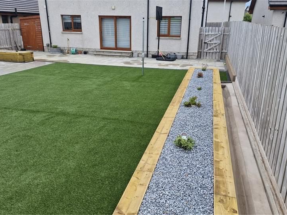 Artificial grass installation
