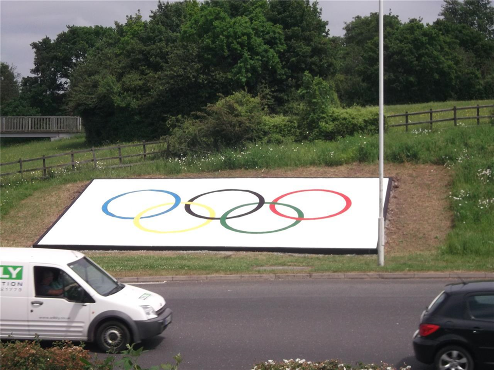 Olympic Flag using Verdeplay