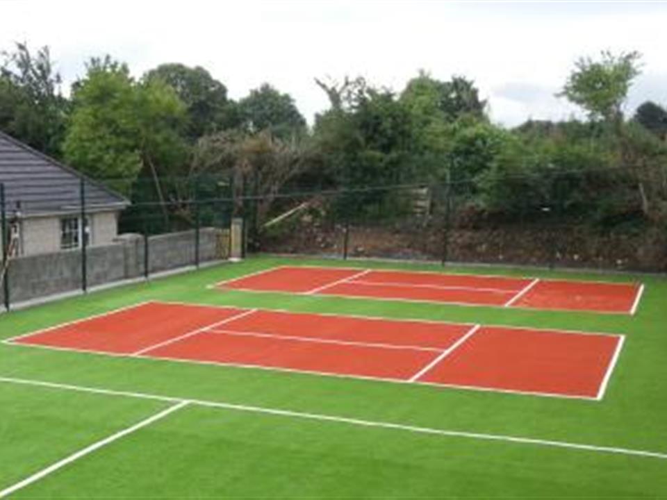 verdeturf terracotta artificial basketball court