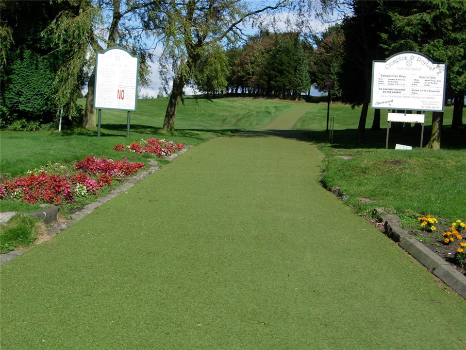 Super Verdegrass Pathway at Crompton & Ryton Golf Club