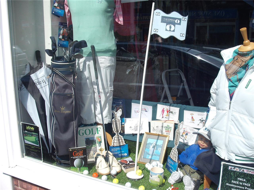 Verdelawn Window Display at YMCA, Lytham
