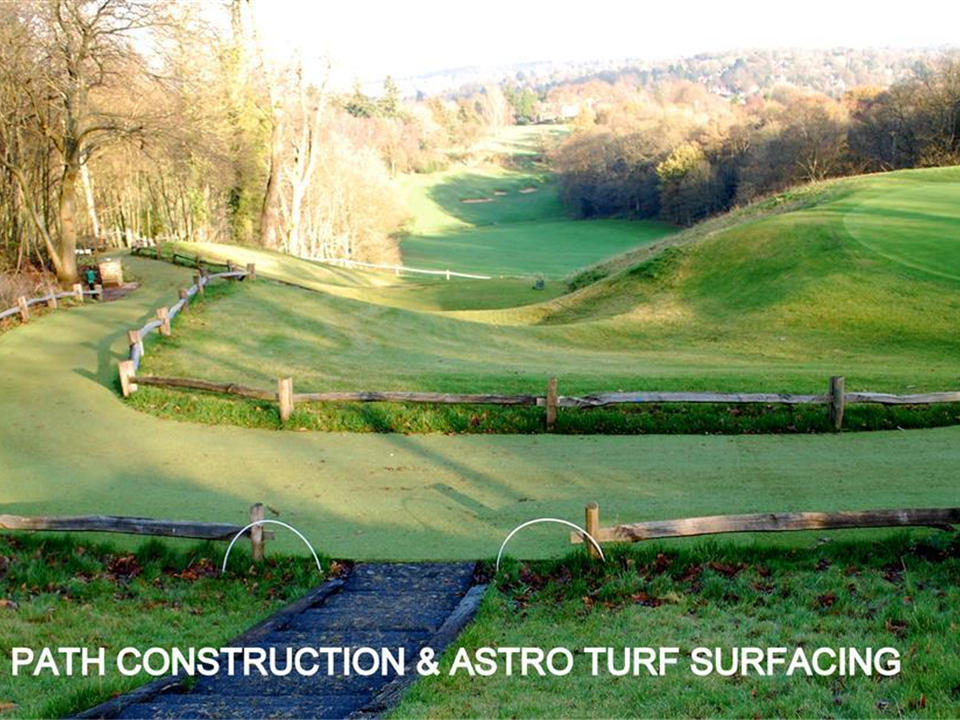 John Greasley Ltd installed Verdeturf at Tandridge Golf Club