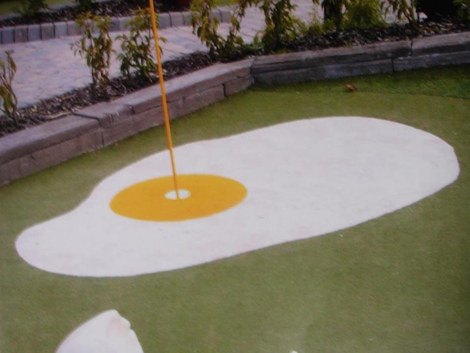 White & Yellow Verdeturf - Adventure Golf Course