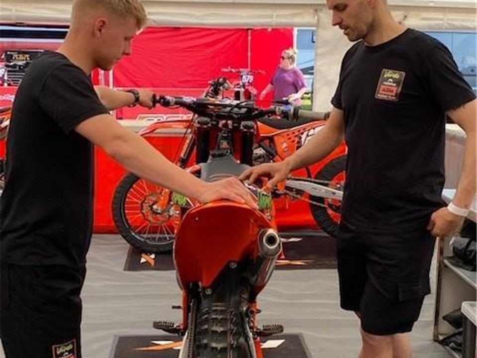 Chris and his student