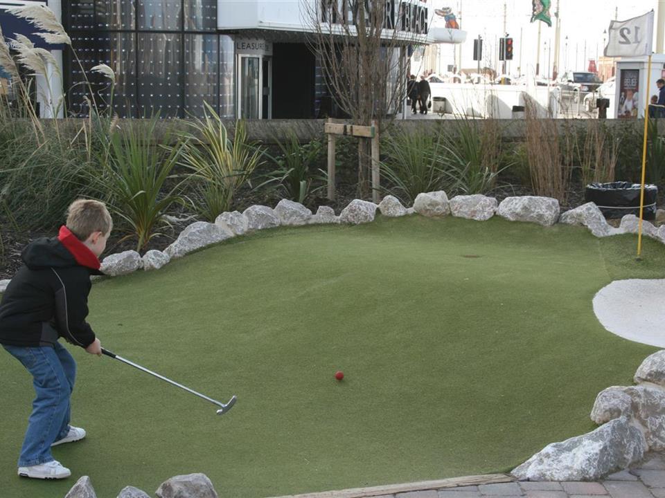 Artificial Grass Mini Golf at Blackpool